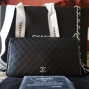 💯 authentic CHANEL WOC with dustbag+auth card+box